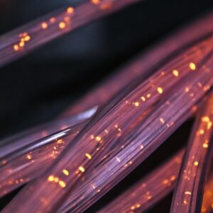 Fibra optica de una red corporativa monitorizada de forma continua