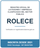 ISAIG Tecnología inscrita en el ROLECE desde 2021